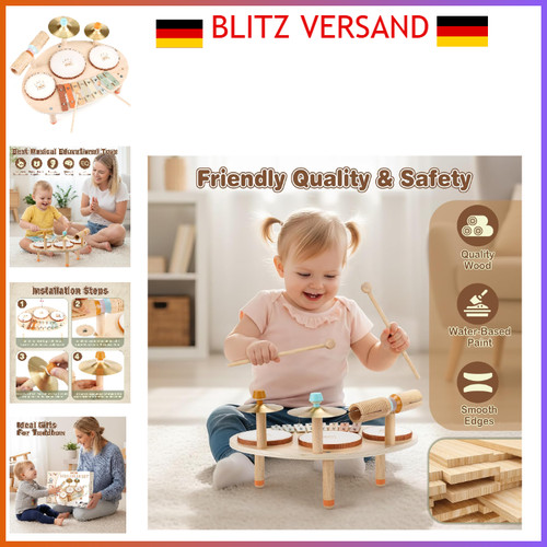 Holzspielzeug schlagzeug - holzspielzeug,